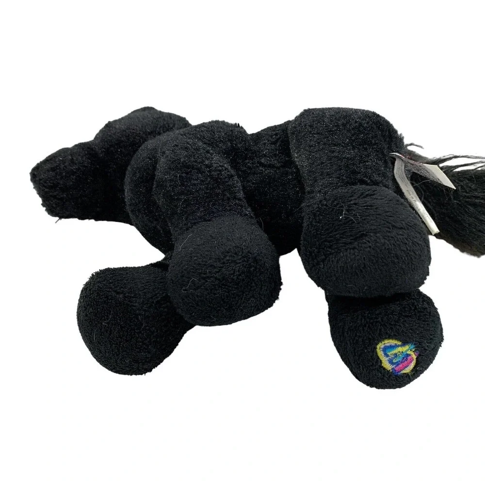 Ganz Webkins Black Stallion Horse Plush Toy Stuffed‎ Animal No Code HM145 Gift